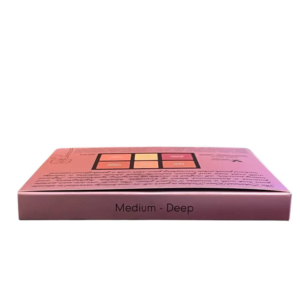 Wingme Ethereal Rose Face Eye Palette 6 Pan Blush Bronzer Highlighter